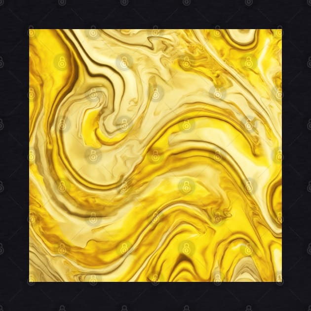 YELLOW LIQUID MARBLE DESIGN by ZARBIT